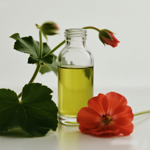 Geranium and rose essential oil​